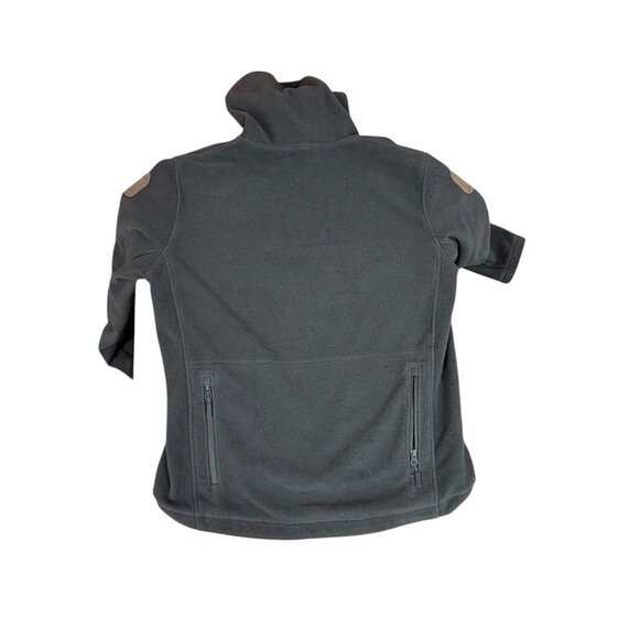 DEWBU Men's Polar Fleece Hoodie Jacket With Patches & Full Zip - Picture 7 of 10